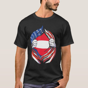 oostenrijkse vlaggroep van mijn Oostenrijkse Herit T-shirt