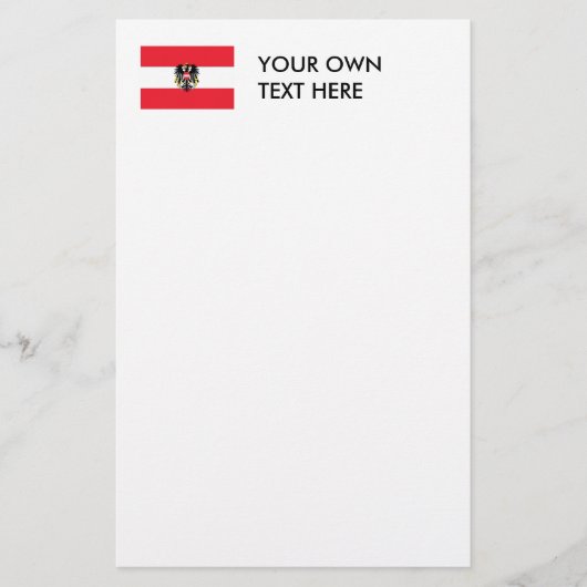 Oostenrijkse wapenstilstand briefpapier (Voorkant)