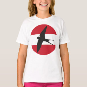 Oostenrijkse Zwaluw Oostenrijkse Nationale Dier Vl T-shirt