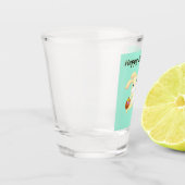 oosterbundel met mand shot glas (Links)