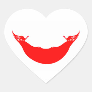 oostereiland hart sticker