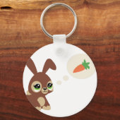 oosterkonijn sleutelhanger (Voorkant)