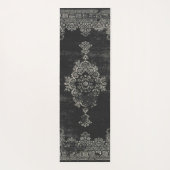 oosterpatroon zwart yogamat (Achterkant)