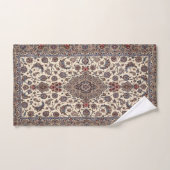 Oosters Bloemmotief Perzisch Tapijtpatroon Bad Handdoek (Handdoek)