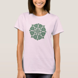 Oosters Bruin Groen Arabisch Egypte Geometrische s T-shirt