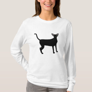 Oosters Kortharige Kat T-shirt met lange mouwen
