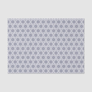 Oosters Marine Blauw Asanoha Japan Patroon Tissuepapier