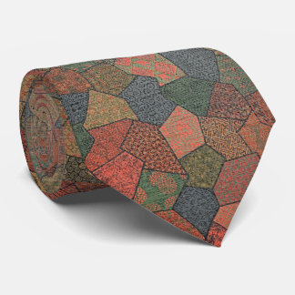 Oosters Mozaïek – Vintage Geometrie Stropdas
