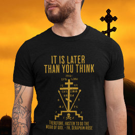Oosters-orthodox Fr. Seraphim Roos Cross Gift T-shirt