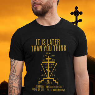 Oosters-orthodox Fr. Seraphim Roos Cross Gift T-shirt