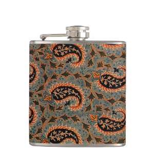 Oosters Perzisch, Turks Paisley Patroon, Tapijt Heupfles
