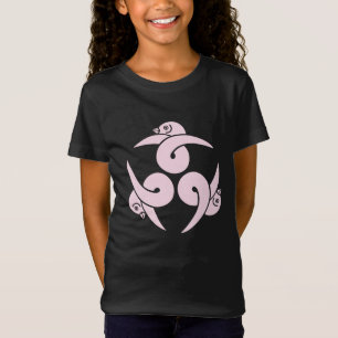 Oosters Sakura Roze Drie Ganzen Japan Mon Art T-shirt
