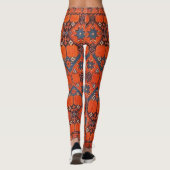 Oosters Turks Perzisch Patroon Leggings (Achterkant)