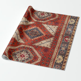 Oosters Turkse Perzische Tapijt Rood Cadeaupapier