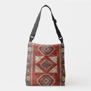 Oosters Turkse Perzische Tapijt Rood Crossbody Tas