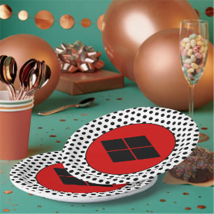 Oosters Zwart Rood Takeda Japan Mon Art Papieren Bordje