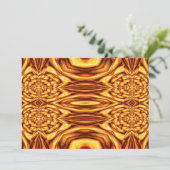 Oosterse Abstracte uitnodigingen (Staand voorkant)