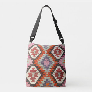 Oosterse Antieke Perzische Turkse Kilim Tapijt Crossbody Tas