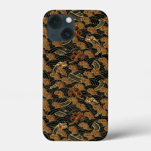 Oosterse Aziatische Kunst Zee Serpent iPhone 13 Mini Hoesje