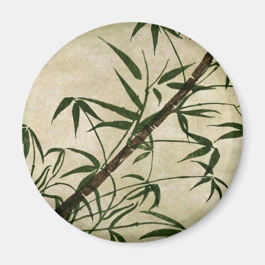 oosterse bamboe 1 magneet (Voorkant)