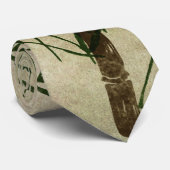  oosterse bamboe 1 stropdas (Opgerold)