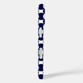 Oosterse blauwe overlappende cirkels Shippo geomet Case-Mate iPhone Case (Achterkant / Rechts)