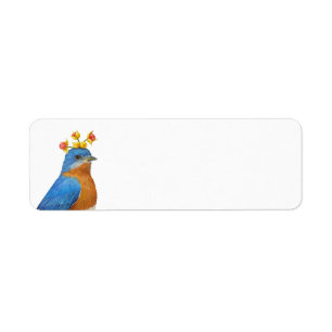 Oosterse blauwvogel met bitterzoet etiket