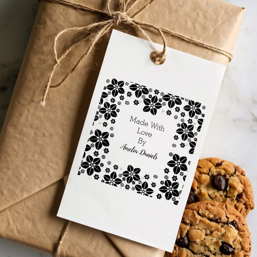 Oosterse Bloem Gemaakt met Liefde Rubberstempel