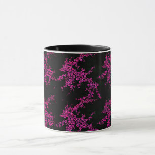 Oosterse bloemen mok