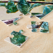 Oosterse Bluebird on Ice Covered Limb Puzzle Legpuzzel (Zijkant)