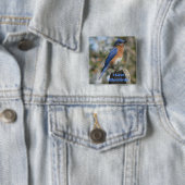 Oosterse Button van Bluebird Male (In situ)