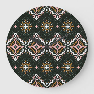 Oosterse damast: Talavera elegantie Grote Klok