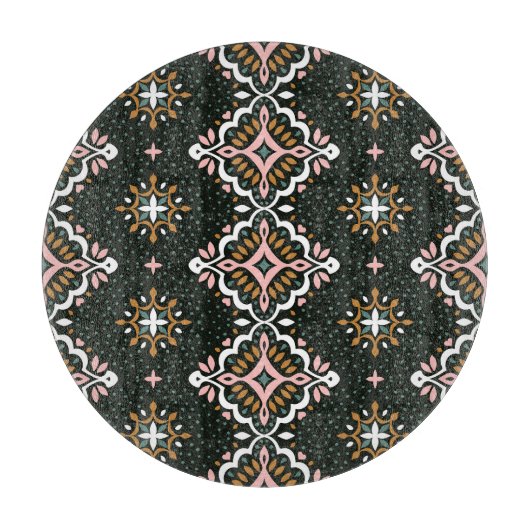 Oosterse damast: Talavera mozaïek. Snijplank (Voorkant)