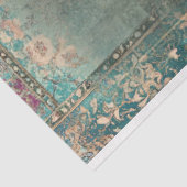 Oosterse esthetiek fazant vogel eclectisch patroon tissuepapier (Detail)