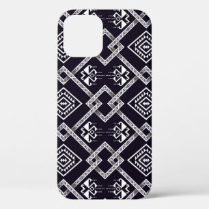 Oosterse etnische, traditionele naadloze achtergro iPhone 12 hoesje
