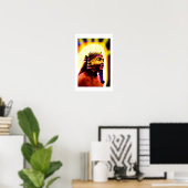 Oosterse geest poster (Thuiskantoor)