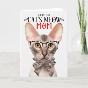Oosterse kat voor mama op Moederdag Feestdagen Kaart