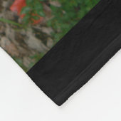 Oosterse klaproos fleece deken (Hoek)