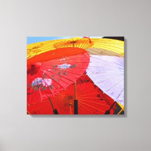 OOSTERSE ONTWERP PARAPLU'S VERPAKT DOEK CANVAS AFDRUK (Voorkant)