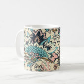 Oosterse Paisley: gestileerde textielelegantie. Koffiemok (Voorkant links)