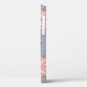 Oosterse Paisley Peacock Feather Achtergrond Case-Mate iPhone Case (Achterkant / Links)