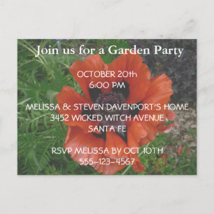 Oosterse papaver briefkaart