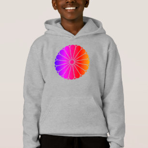 Oosterse regenboog Kiku Chrysanthemum Mon Vector