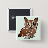 Oosterse schroevendraaien (Rode Fase) Vierkante Button 5,1 Cm (Voorkant /achterkant)