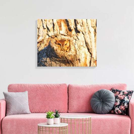 Oosterse schroevendraaier canvas afdruk (Insitu (Woonkamer))