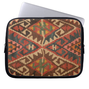Oosterse Turkse Kilim Vloerkleed Laptop Sleeve