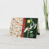 Oosterse vakantiekaart feestdagen kaart (Voorkant)