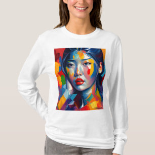 Oosterse vrouwen afbeelding T-shirt