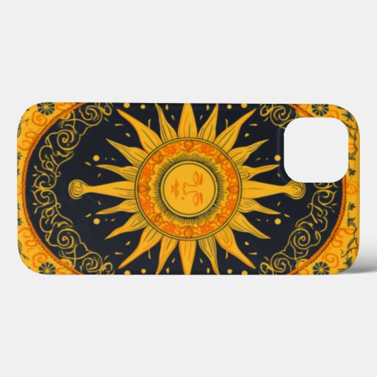 Oosterse zon symbool Case-Mate iPhone case (Achterkant (horizontaal))