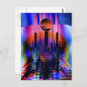 oosterse zonsondergang briefkaart (Voorkant / Achterkant)